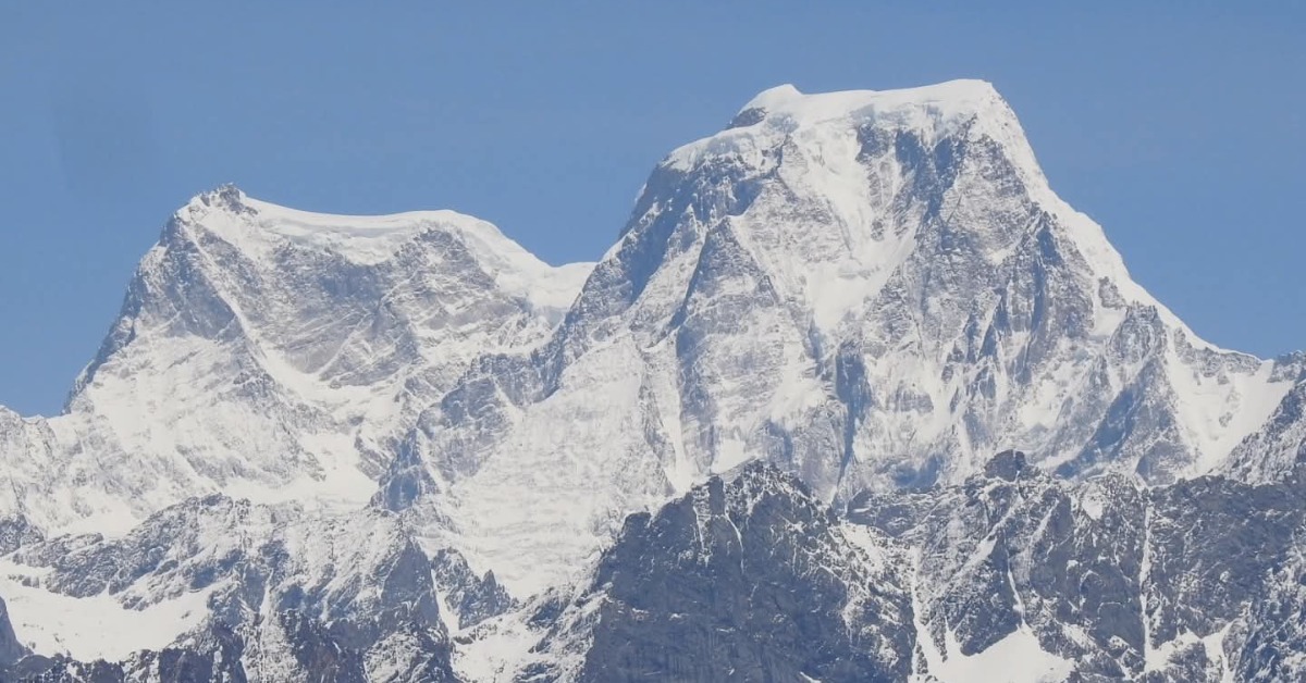 Bankatiya Peak in Munsiyari Kumaon Himalayas Uttarakhand snow covered summit view
