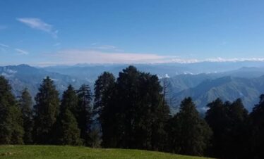 Deoban Trek Uttarakhand dense deodar forest trail near Chakrata with Himalayan views
