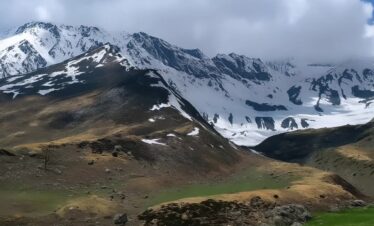 Kyarkoti Lake Trek Uttarakhand with pristine glacial lake and alpine meadow near Harsil Valley